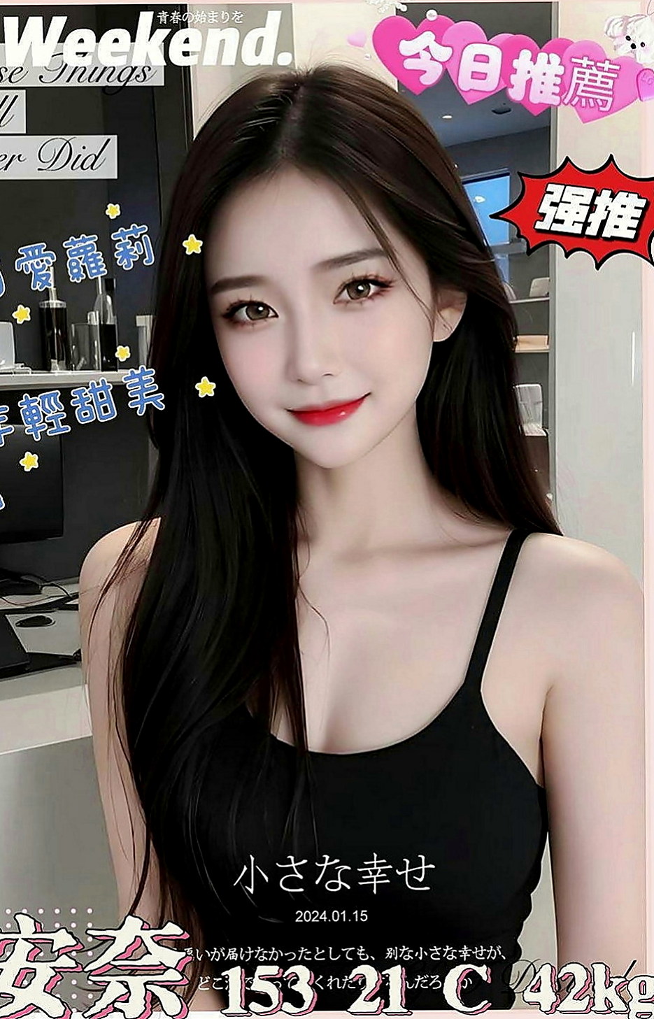 外埔按摩全套：小寶兒 |電眼正妹|169cm|45kg|C罩杯|19歲|有前後陪洗 吹工95分 可69 我沒要求舌吻 態度很好